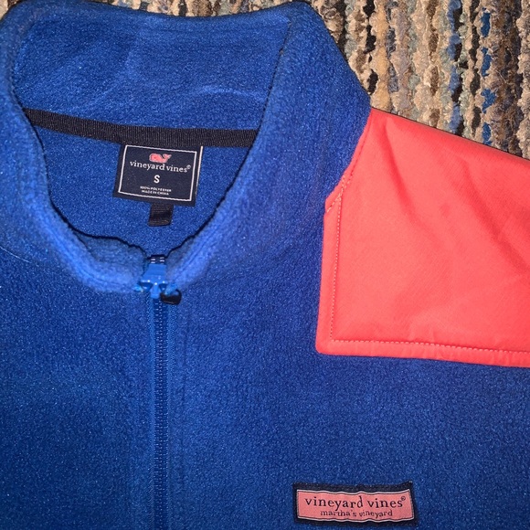 Vineyard Vines Fleece Vest - Men's Size Small - Picture 3 of 6